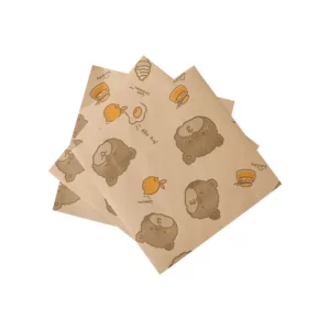 50Pcs Oil-Proof Wax Paper Food Wrapper Paper Bread Sandwich Burger Fries Wrapping Baking Tools Fast Food Bread Oilpaper Burgers - Image 5