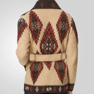 New Men's Retro Heavy Industry Jacquard Simple Fashion Knitwear Autumn and Winter Thickened Outdoor Cardigan Sweater Coat - Image 4