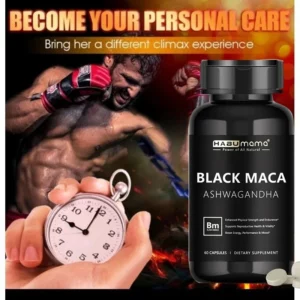 Male Enhancing Supplement with Black Maca, Stamina & Energy, Men's Muscle Enlargement - Image 5
