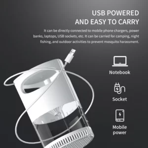 Xiaomi Mosquito Killer Lamp Wireless Electric Silent Type-C Rechargeable Fully automatic Inhalable Trapping Camping Household - Image 6