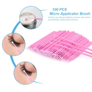 False Eyelash Extension Kit Set for Beginner Lash Brush Tweezers Glue Ring Eye Pad Eyelash Extension Supplies Lash Accessories - Image 4