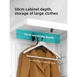 No Assembly Wardrobe Foldable Closet Large Capacity for Bedroom Kids Room Rental Home - Image 2