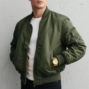 Men's Fashion Bomber Jacket Casual Windbreaker Slim Fit Military Coat Spring Autumn 2025 New Hot Outerwear Stand Collar - Image 4