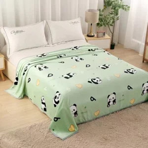 Facecloth Printed Throw Blanket Multifunctional Blanket, Can Be Used As Bed Sheet Cover Blanket Nap Blanket Warm and Comfortable - Image 3