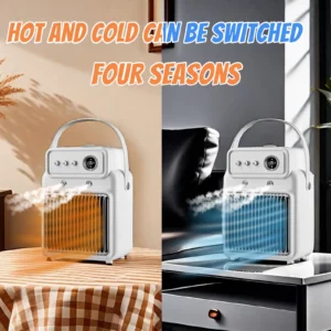 3 in 1 Electric Space Heater Cooling Fan & Heater Fan & Humidifier 1200W Portable Heater timed &Overheat Protection Desk Heaters - Image 2