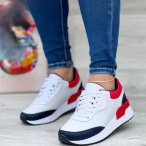 2025 NEW Women's Summer Breathable Running Shoes Soft Bottom Casual Lightweight Mesh Sneakers Trendy Synthetic - Image 1