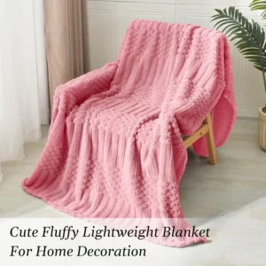 Fleece Throw Blanket for Couch, Super Soft Bed Blanket, Lightweight Fuzzy Cozy for All Seasons Gentlesoft Cozy Soft Blanket - Image 3