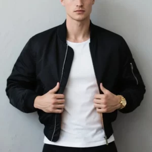 Men's Fashion Bomber Jacket Casual Windbreaker Slim Fit Military Coat Spring Autumn 2025 New Hot Outerwear Stand Collar - Image 6