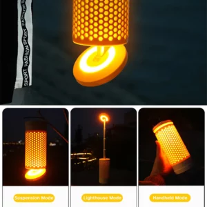 Outdoor Telescopic Camping Lamp Rechargeable Fishing Lantern Dimming Night Atmosphere Light Emergency Table Lamp BBQ - Image 3