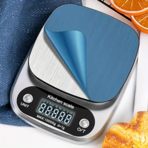 HOTU 1 unit, with four measurement units, a precise digital kitchen scale for baking and cooking - Image 2