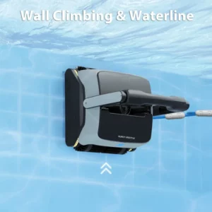 Robot Pool Cleaner Robotic Swimming Pools Automatic Vacuum High Suction Wash the Floor and Wall 15m Floating Cable Save Water - Image 4