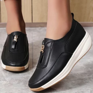 Women's Sports Shoes 2025 New White Shoes Woman Flats Casual Shoes Zapatillas De Mujer Flat Sneakers Casual Footwear Women - Image 4