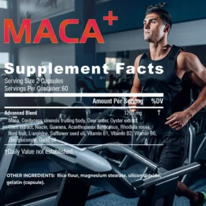 Maca Supplements - Improves Endurance, Performance, Energy, Stress Relief, and Mood - Image 2