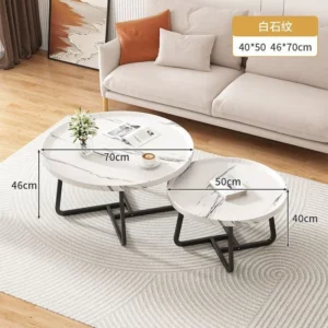 Nordic Luxury Simple Modern Design Multi-Functional Coffee Table for Small Apartment Wooden Furniture for Tea & Living Room Use - Image 5