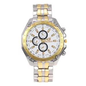 Men Watches Quartz Silver Gold Stainless Steel Quartz Wristwatch Male Clock Classic Dress Business Pilot Luxury Watch Reloj - Image 5