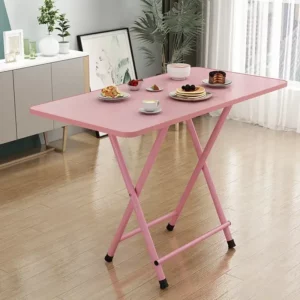 Furniture Simple Household Small Apartment Folding Table Eating Table Student Study Dormitory Portable Parallel Bars Ground Mark - Image 4