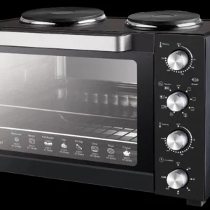 60L toaster oven with two hotplates - Image 2