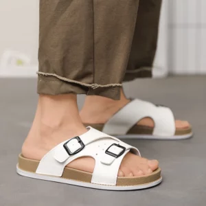 Slippers for Men's Summer Men's Casual Slippers 2025 New Outer Wear Sports Driving Dual-use Shoes Beach Sandals Shoes for Men - Image 5