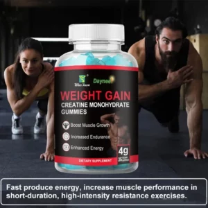 1 Bottle of Weight Gain Gummies Increase Muscle Fudge Energy Levels - Image 1