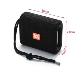 TG313 Wireless Square Speaker Powerful High Mini Portable Bluetooth Speaker Waterproof Bass HIFI TF FM Radio USB with LED Light - Image 6