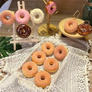 Artificial Bread Simulation Food Model, Fake Doughnut, Kids Kitchen Toy, Home Decoration, Ornament, Photography Props, - Image 2