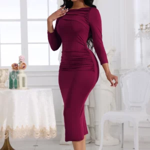 birthday dress for women evening dress party dresses for women 2023 long dresses fall clothes for woman 2023 wholesale - Image 2