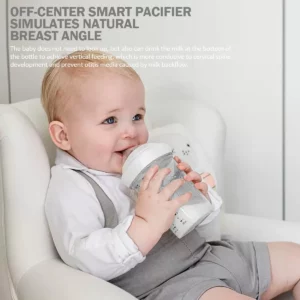 0-3 years old newborn baby anti-fall and anti-colic PP milk bottle, 150ml-240ml children's bottle, three colors optional bottle - Image 6