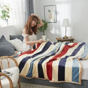 Facecloth Printed Throw Blanket Multifunctional Blanket, Can Be Used As Bed Sheet Cover Blanket Nap Blanket Warm and Comfortable - Image 4