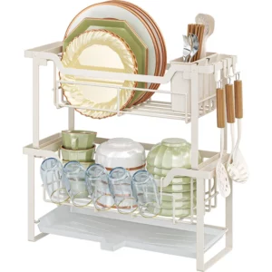 Home kitchen Accessories Narrow Shelf Dishes Drying Rack Cutlery Organizer Drainer For Kitchenware Utensils Pot Stand Holder - Image 5