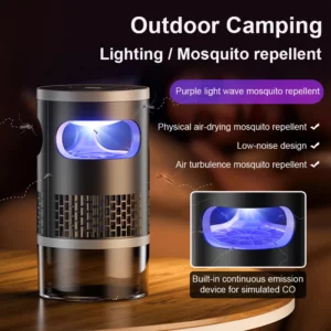 MX-06 LED Electric Bug Zapper Light Rechargeable Electric Shock Mosquito Killer Lamp ultraviolet Light Anti Fly Bug Zapper Lamp - Image 1