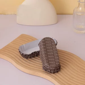 100pcs Circular Cake Paper Cups Boat Shaped Coated Cups Heat-resistant Oil Resistant Food Grade Trays Cake Liners Baking Packa - Image 5