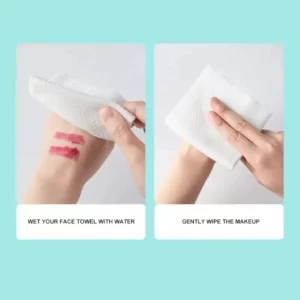 120PCS Disposable Thick 100% Cotton Face Towel Make Up Soft Removing Wipes Dry Cleanser Towelettes For Skin Care - Image 5