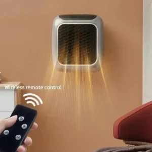 800W Mini Heater for Home Small Bathroom Heating Fans Wall Mounted PTC Ceramic Electric Heater with Remote Control Household - Image 3