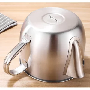 1000ML Multi-use Stainless Steel Gravy Oil Soup Fat Separator Grease Oiler Filter Strainer Bowl Home Kitchen Cooking Tools - Image 3