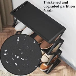 5.Multi-layer household door shoe rack, simple entry-level shoe rack, small footprint, shoe storage rack - Image 4