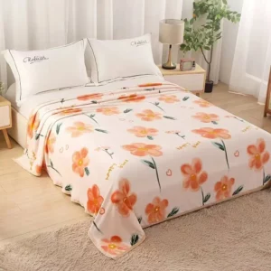Facecloth Printed Throw Blanket Multifunctional Blanket, Can Be Used As Bed Sheet Cover Blanket Nap Blanket Warm and Comfortable - Image 2