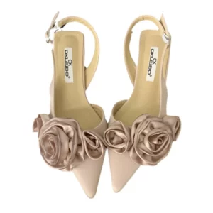 Designer Woman Shoes Pointed Toe Flower Sexy Women Shoes Sandals Dress Slippers Mules Shoes Spring New Flip Flops French Female - Image 6