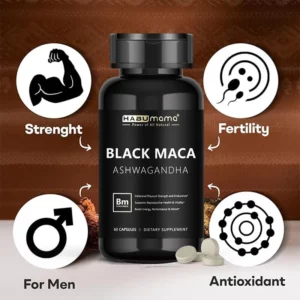 Male Enhancing Supplement with Black Maca, Stamina & Energy, Men's Muscle Enlargement - Image 1