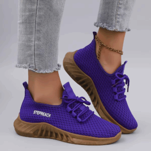Spring and Autumn New Women's Casual Lace up Sports Shoes Comfortable, Breathable, Lightweight, Wear Resistant Sports and Leisur - Image 3