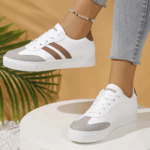 Women's casual sports shoes, lace up casual shoes, suitable for all seasons, lightweight and breathable women's sports shoes - Image 3