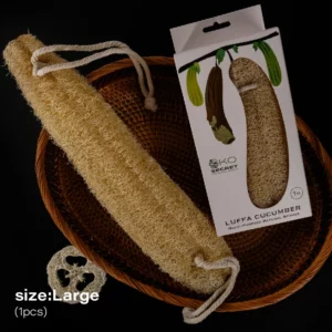 Natural Loofah Sponge Set for Dish Washing Pot Cleaning Vegetable Scrubber Eco Friendly Exfoliating Bath Shower Sponge - Image 1