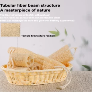 Natural Loofah Sponge Set for Dish Washing Pot Cleaning Vegetable Scrubber Eco Friendly Exfoliating Bath Shower Sponge - Image 3