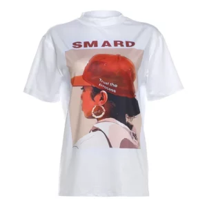 Fashion Hiphop Women Avatar Printed Loose Shirts Tops Summer Short Sleeve O Neck T Shirt Party Dance Cool Big Shirts Streetwear - Image 6