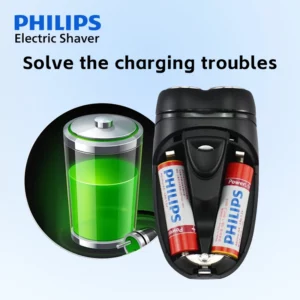PHILIPS New PQ206 Electric Shaver Fast Dry Shaving Double Blade Floating Head Beard Trimmer Men's Shaver Electric Razors Machine - Image 5