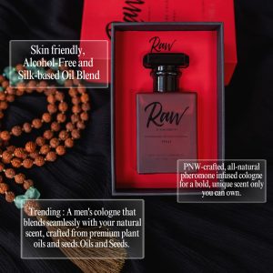 RawChemistry Raw Pheromone Infused Men’s Cologne, 1 oz Spray – Long-Lasting Men's cologne with a rugged, woodsy scent featuring fresh bergamot, pink pepper and earthy vetiver for day or night. - Image 8