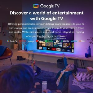 PHILIPS 55 INCH GOOGLE TV (2025-26 NEW MODEL) 4K UHD |GOOGLE ASSISTANT | GOOGLE CAST | HDR| HLG | MEMC | DOLBY AUDIO | GOOGLE UNIVERSAL CONTENT | 55PUT7390 - Image 4