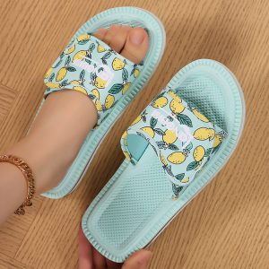 Women's Summer Outdoor Beach Sandals, Adjustable Slip-On Sandals, Lightweight Flat Sandals, Fashionable Craft Sandals - Image 3