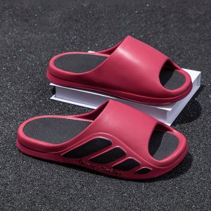 Men's Sport Slides Summer - Thick Sole Anti-Slip Outdoor Slippers, Comfortable Durable EVA Home Sandals, Odor-Free & No Noise - Image 5