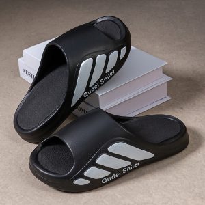 Men's Sport Slides Summer - Thick Sole Anti-Slip Outdoor Slippers, Comfortable Durable EVA Home Sandals, Odor-Free & No Noise - Image 3