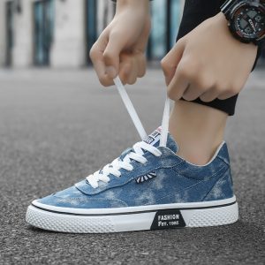 Summer New Popular Low Cut Mens Casual Shoes Lightweight Lace Up Versatile Comfortable Sports Shoes Outdoor Non Slip Flat Shoes - Image 6
